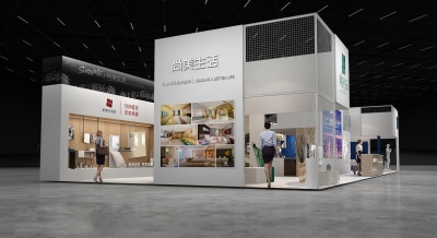 尚美酒店01展臺的數字化體驗革新展覽展示服務
