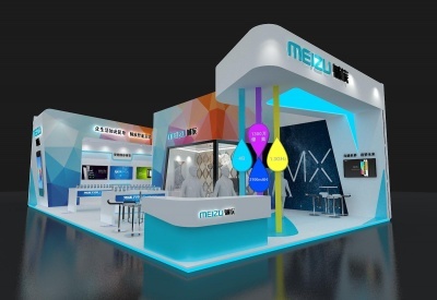 從展臺設計到品牌體驗 MEZIL魅族手機展臺模型的啟示
